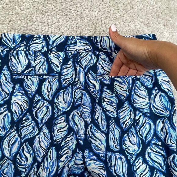 Lilly Pulitzer Keliani Stretch Pant High Tide Navy Blue - Picture 6 of 11